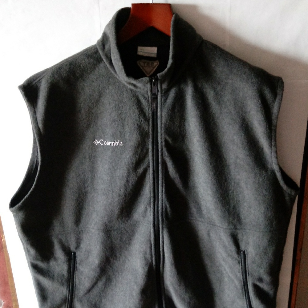 COLUMBIA FLEECE VEST XXL Graphite/Dark Grey